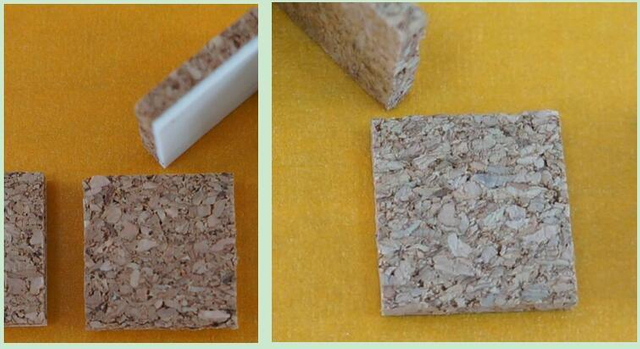 Пробковые подушечки для транспортировки стекла